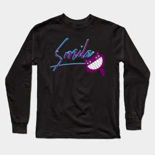 Funny Smiling Cat Long Sleeve T-Shirt